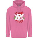 Torn Burundi Flag Burundians Day Football Mens 80% Cotton Hoodie Azelea