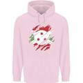 Torn Burundi Flag Burundians Day Football Mens 80% Cotton Hoodie Light Pink