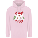Torn Burundi Flag Burundians Day Football Mens 80% Cotton Hoodie Light Pink