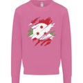 Torn Burundi Flag Burundians Day Football Mens Sweatshirt Jumper Azalea