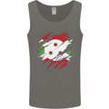 Torn Burundi Flag Burundians Day Football Mens Vest Tank Top Charcoal