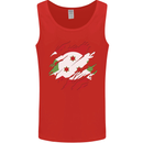 Torn Burundi Flag Burundians Day Football Mens Vest Tank Top Red