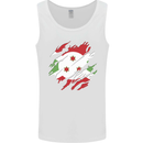 Torn Burundi Flag Burundians Day Football Mens Vest Tank Top White