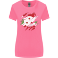 Torn Burundi Flag Burundians Day Football Womens Wider Cut T-Shirt Azalea