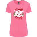 Torn Burundi Flag Burundians Day Football Womens Wider Cut T-Shirt Azalea