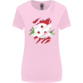 Torn Burundi Flag Burundians Day Football Womens Wider Cut T-Shirt Light Pink