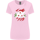 Torn Burundi Flag Burundians Day Football Womens Wider Cut T-Shirt Light Pink