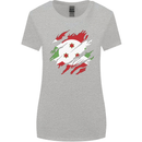 Torn Burundi Flag Burundians Day Football Womens Wider Cut T-Shirt Sports Grey