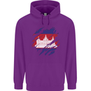 Torn Cambodia Flag Cambodian Day Football Childrens Kids Hoodie Purple