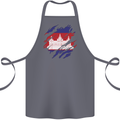 Torn Cambodia Flag Cambodian Day Football Cotton Apron 100% Organic Steel