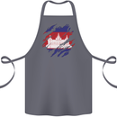 Torn Cambodia Flag Cambodian Day Football Cotton Apron 100% Organic Steel