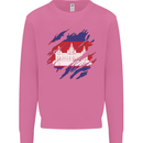 Torn Cambodia Flag Cambodian Day Football Mens Sweatshirt Jumper Azalea