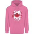 Torn Canada Flag Canadian Day Football Mens 80% Cotton Hoodie Azelea