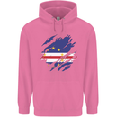 Torn Cape Verde Flag Verdean Day Football Mens 80% Cotton Hoodie Azelea