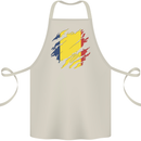Torn Chad Flag Chadian Day Football Cotton Apron 100% Organic Natural