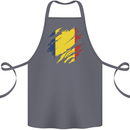 Torn Chad Flag Chadian Day Football Cotton Apron 100% Organic Steel