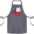 Torn Chile Flag Chilean Day Football Cotton Apron 100% Organic Steel