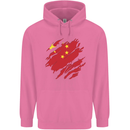 Torn China Flag Chinese Day Football Mens 80% Cotton Hoodie Azelea