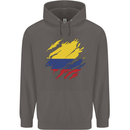 Torn Columbia Flag Columbian Day Football Mens 80% Cotton Hoodie Charcoal