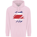 Torn Costa Rica Flag Rican Day Football Mens 80% Cotton Hoodie Light Pink