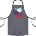 Torn Czechia Flag Czech Republic Day Football Cotton Apron 100% Organic Steel