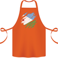 Torn Djibouti Flag Djiboutians Day Football Cotton Apron 100% Organic Orange