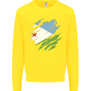 Torn Djibouti Flag Djiboutians Day Football Kids Sweatshirt Jumper Yellow