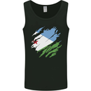 Torn Djibouti Flag Djiboutians Day Football Mens Vest Tank Top Black