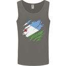 Torn Djibouti Flag Djiboutians Day Football Mens Vest Tank Top Charcoal