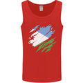 Torn Djibouti Flag Djiboutians Day Football Mens Vest Tank Top Red