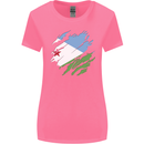 Torn Djibouti Flag Djiboutians Day Football Womens Wider Cut T-Shirt Azalea