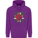 Torn Dominica Flag Dominican Day Football Childrens Kids Hoodie Purple