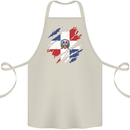 Torn Dominican Republic Flag Dominicanos Day Cotton Apron 100% Organic Natural