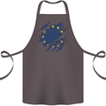 Torn EU Flag European Union Flag Football Cotton Apron 100% Organic Dark Grey