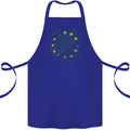 Torn EU Flag European Union Flag Football Cotton Apron 100% Organic Royal Blue