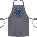 Torn EU Flag European Union Flag Football Cotton Apron 100% Organic Steel