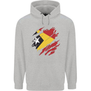 Torn East Timor Flag Day Football Childrens Kids Hoodie Sports Grey