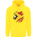 Torn East Timor Flag Day Football Childrens Kids Hoodie Yellow