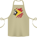 Torn East Timor Flag Day Football Cotton Apron 100% Organic Khaki