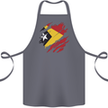 Torn East Timor Flag Day Football Cotton Apron 100% Organic Steel