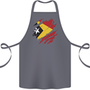 Torn East Timor Flag Day Football Cotton Apron 100% Organic Steel