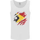 Torn East Timor Flag Day Football Mens Vest Tank Top White