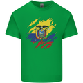 Torn Ecuador Flag Ecuadorian Day Football Mens Cotton T-Shirt Tee Top Irish Green