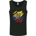 Torn Ecuador Flag Ecuadorian Day Football Mens Vest Tank Top Black