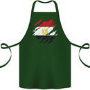 Torn Egypt Flag Egyptian Day Football Cotton Apron 100% Organic Forest Green