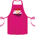 Torn Egypt Flag Egyptian Day Football Cotton Apron 100% Organic Pink