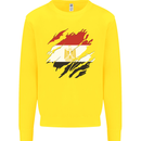Torn Egypt Flag Egyptian Day Football Kids Sweatshirt Jumper Yellow