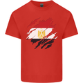 Torn Egypt Flag Egyptian Day Football Mens Cotton T-Shirt Tee Top Red
