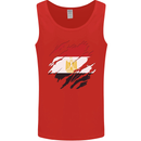 Torn Egypt Flag Egyptian Day Football Mens Vest Tank Top Red