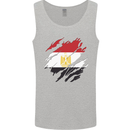 Torn Egypt Flag Egyptian Day Football Mens Vest Tank Top Sports Grey